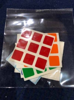 Mini Stickers only for the Mini RD  Cube Shell by Henry Harrius